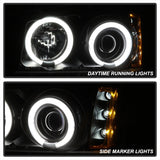 Spyder Chevy Silverado 1500 03-06 Projector Headlights CCFL Halo LED Blk High H1 PRO-YD-CS03-CCFL-BK