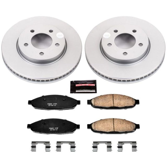 Kit de freins à revêtement Geomet Z17 Evolution pour Chrysler Pacifica 04-08 Power Stop