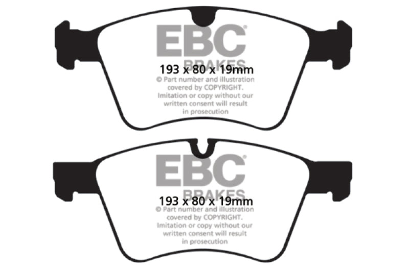 EBC 08-10 Mercedes-Benz GL320 3.0 TD (373mm Front Rotors) Redstuff Front Brake Pads