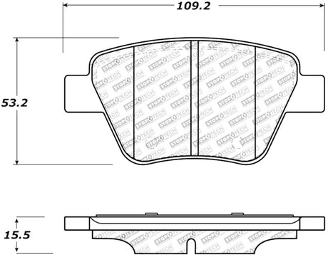 Plaquettes de frein arrière StopTech Performance Volkswagen