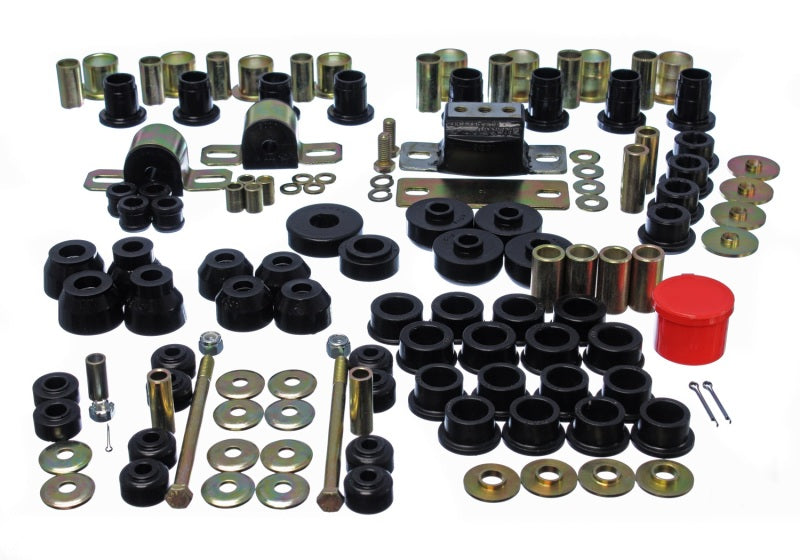 Ensemble de bagues principales Hyper-flex noires pour Chevrolet Corvette 63-82 Energy Suspension