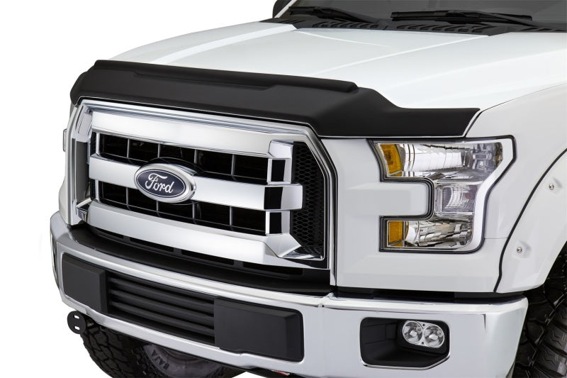 Protecteur de capot à profil bas texturé AVS 15-18 pour Ford F-150 Aeroskin II - Noir