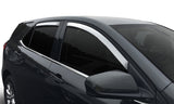 Déflecteurs de fenêtre à montage extérieur AVS 09-14 Ford Explorer Ventvisor 4 pièces - Chrome
