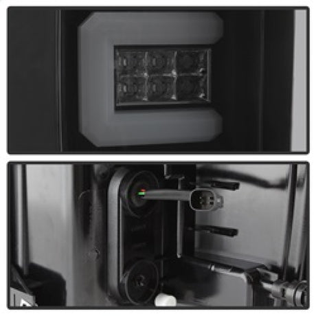 Feux arrière à DEL Spyder Chevy Silverado 16-17 - Fumée noire ALT-YD-CS16-LED-BSM