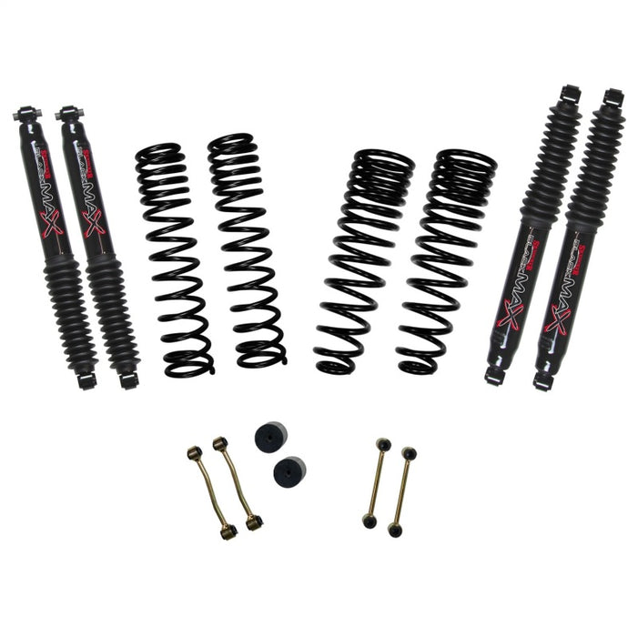 Kit de suspension surélevée Skyjacker 2020 Jeep Gladiator JT Non Rubicon 2,5 pouces avant 1,5 pouces arrière avec amortisseurs mono M95