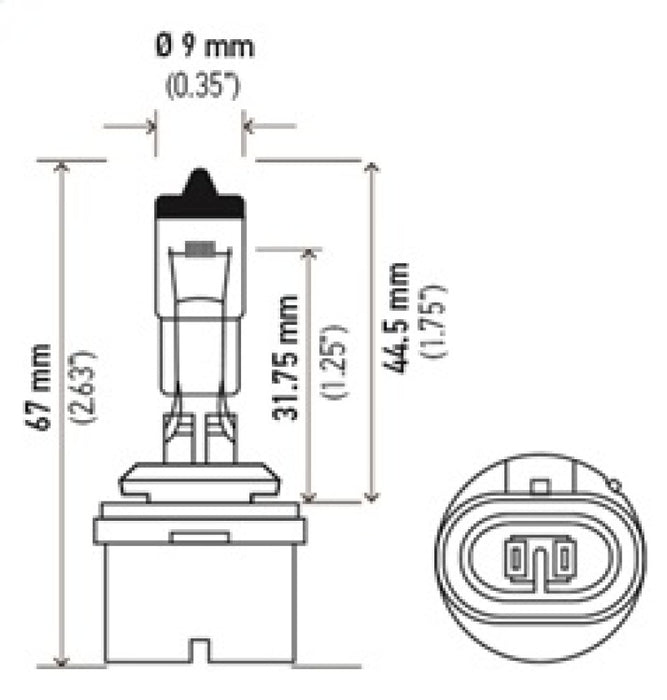 Ampoule Xénon Jaune XY Hella Optilux 880 12V