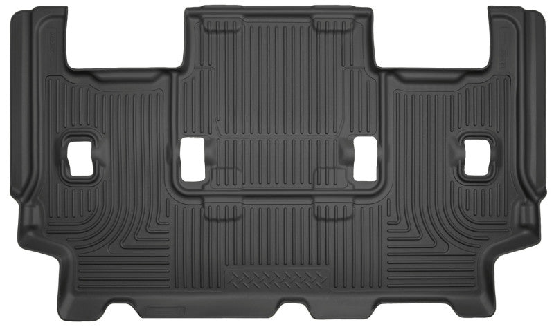 Revêtement de sol noir Husky Liners 07-10 Ford Expedition/Lincoln Navigator WeatherBeater 3e rangée