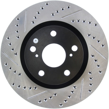 Rotor avant droit fendu et percé StopTech 07-09 Lexus ES 250/ES 300/ ES330/ES350 SportStop