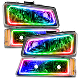 Phares pré-assemblés Oracle 03-06 Chevy Silverado avec feux de stationnement - sans commande VOIR LA GARANTIE