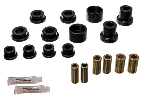Ensemble de bagues de bras de suspension arrière noires pour Mitsubishi Eclipse AWD 90-94 Energy Suspension