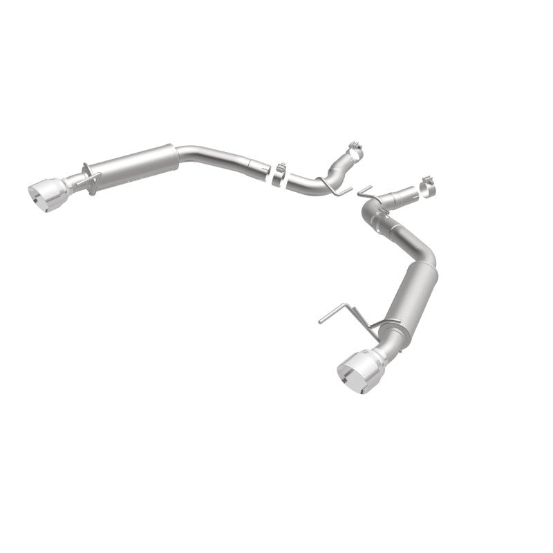 Essieu arrière MagnaFlow, SS, 2,5 po, compétition, double polissage fendu, embout de 4,5 po, Ford Mustang Ecoboost 2015