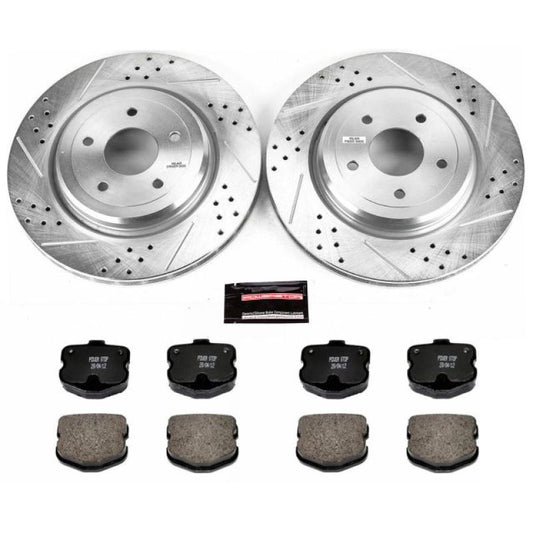 Power Stop 06-13 Chevrolet Corvette Rear Z23 Evolution Sport Brake Kit