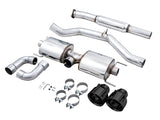 Échappement arrière AWE Subaru BRZ/Toyota GR86/Toyota 86 Touring Edition - Embouts noirs diamantés