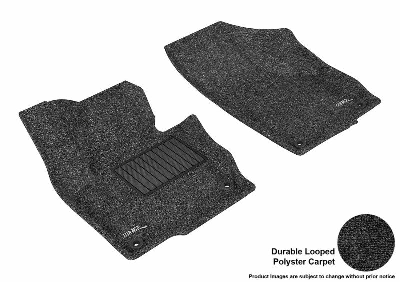 Tapis de sol 3D MAXpider 2009-2019 Volkswagen Tiguan/Tiguan Limited Classic 1ère rangée - Noir