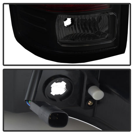 Feux arrière à DEL pour GMC Sierra 2016-2017 Spyder - Fumée noire ALT-YD-GS16-LED-BSM