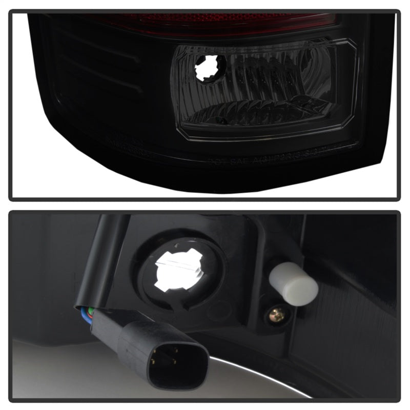 Feux arrière à DEL pour GMC Sierra 2016-2017 Spyder - Fumée noire ALT-YD-GS16-LED-BSM