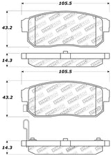 Plaquettes arrière StopTech Performance 04-07 RX-8