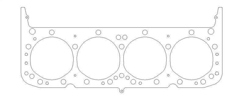 Cometic 62-69 Chevrolet V8 5,3 L Small Block 4,060 po alésage 0,032 po MLS joint de culasse (avec poches de soupapes)