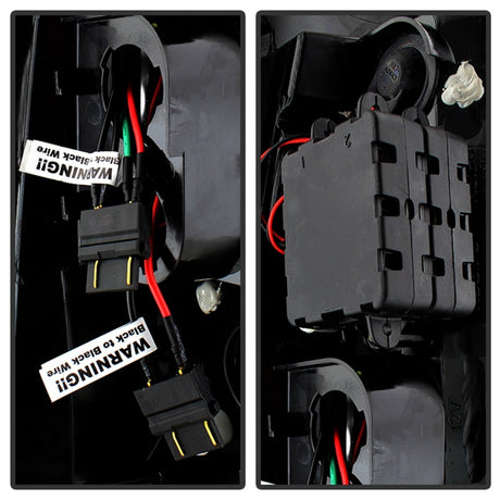 Spyder Chevy Silverado 1500 03-06 (Not Fit Stepside)LED Tail Lights Red Clear ALT-YD-CS03-LED-RC