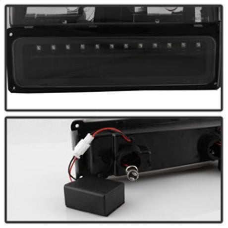 Phares d'angle/pare-chocs à LED pleine grandeur Xtune Blazer 92-94 Noir HD-JH-CCK88-LED-AM-BK-SET