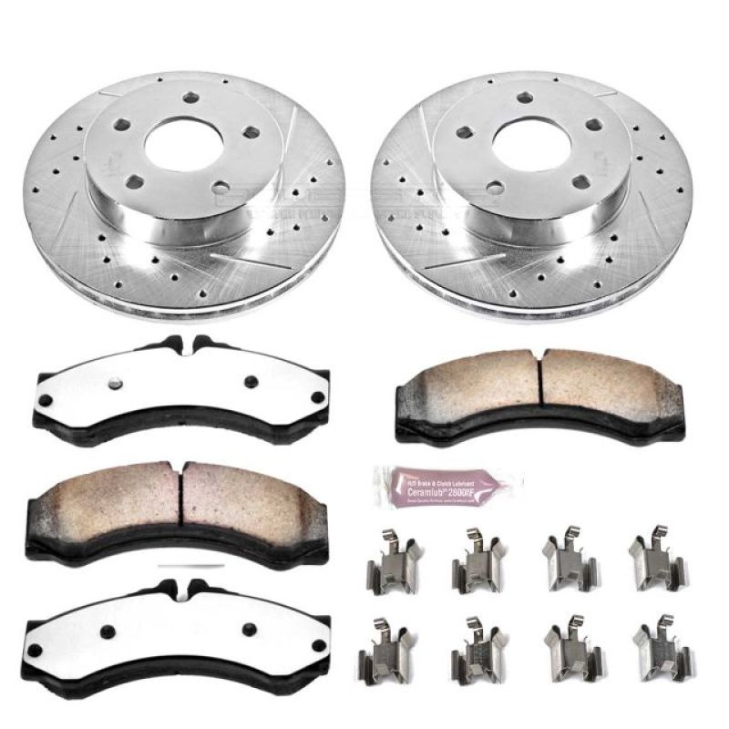 Kit de freins avant Power Stop 99-04 pour camion et remorquage Jeep Grand Cherokee Z36