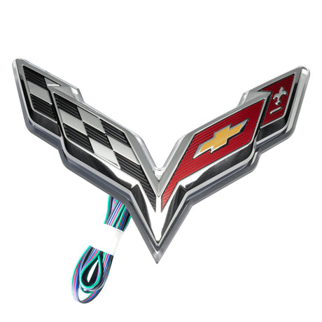 Emblème Oracle Corvette C7 arrière illuminé - ColorSHIFT VOIR LA GARANTIE