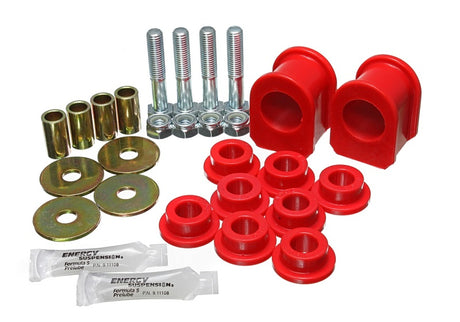 Ensemble de bagues de barre stabilisatrice avant rouges 1-1/4 po pour Ford F250 SD/350 4WD 99-04 Energy Suspension