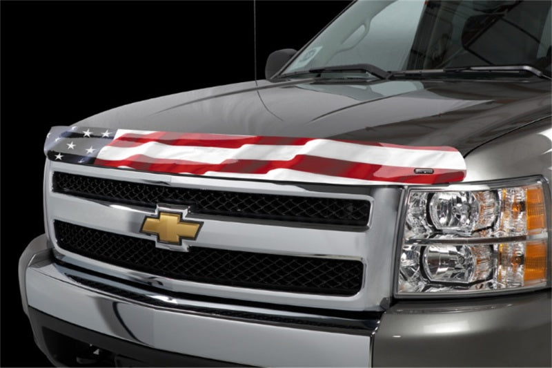 Protecteur de capot Vigilante Premium pour Chevrolet Silverado 1500 Stampede 2007-2013 - Drapeau