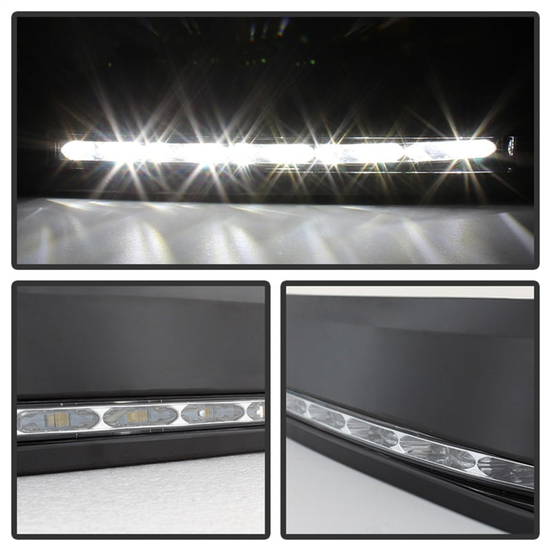 Feux de jour à LED Spyder Toyota Tundra 07-13 (look modèle XSP-X) sans interrupteur noir FL-DRL-TTU07-BK