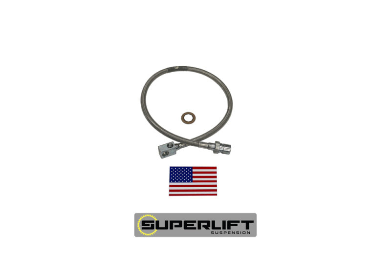 Superlift 71-87 GM Pickup/71-91 Blazer/Suburban avec kit de levage 8-12 pouces (simple) Flexible de frein pare-balles