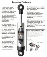Ridetech 67-69 Camaro and Firebird HQ Series Shock Absorber Rear