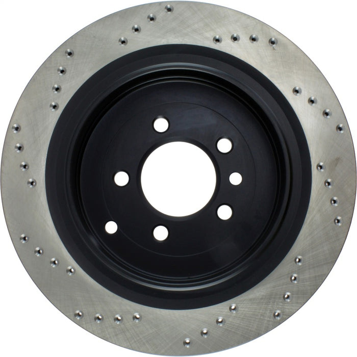 StopTech 05-09 Land Rover LR3 / 06-13 Land Rover Range Rover Sport Drilled Left Rear Cryo Rotor