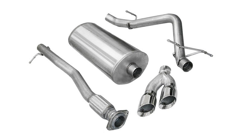 Corsa 11-13 Chevrolet Silverado Crew Cab/Short Bed 1500 6.2L V8 Polished Sport Cat-Back Exhaust