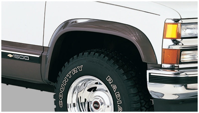 Bushwacker 88-99 Chevy C1500 Extend-A-Fender Style Flares 2pc Couvre les trous d'évasement OEM - Noir