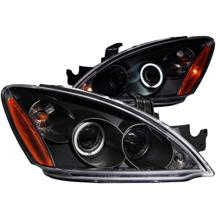 Phares de projecteur ANZO 2004-2007 Mitsubishi Lancer avec halo noir (CCFL)