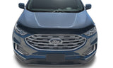 Protection de capot à profil bas AVS 19-23 Ford Edge Carflector - Fumée