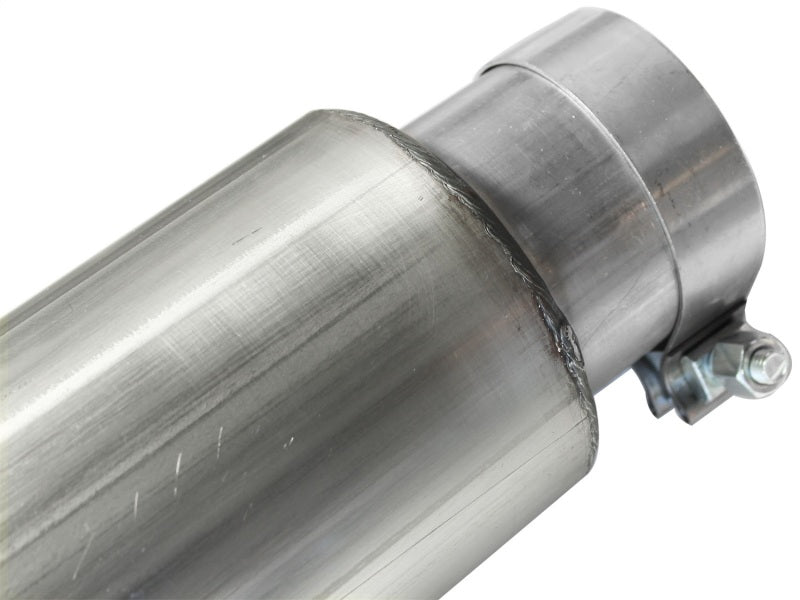 Système d'échappement arrière en acier aluminisé DPF aFe Atlas 5 pouces, camions diesel Ford 08-10 V8-6,4 L (td) embout poli