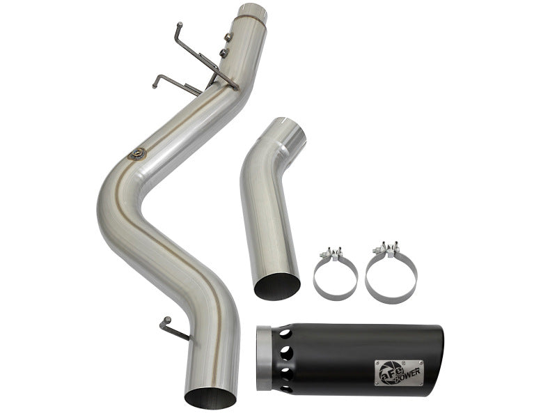 Système d'échappement en acier aluminisé aFe ATLAS 5 pouces DPF-Back pour camions diesel GM 2017 V8 6,6 L (td) L5P
