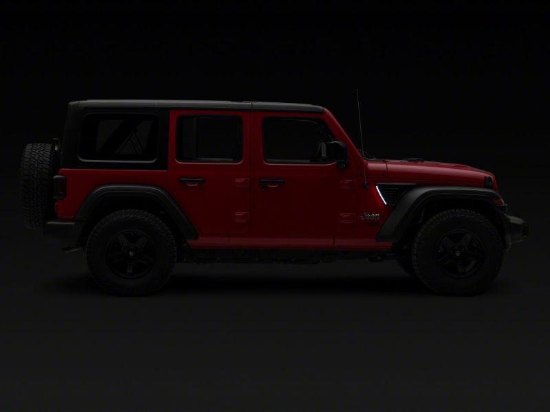 Éclairage d'aération à LED Raxiom 18-23 Jeep Wrangler JL avec DRL et clignotants