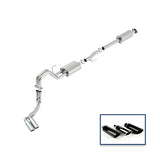 Système d'échappement Cat-Back Touring Ford Racing 15-18 F-150 5.0L - Embouts chromés à sortie latérale