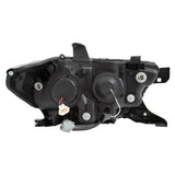 Phares de projecteur ANZO 2016-2017 Toyota Tacoma avec interrupteur de style planche noir avec ambre avec DRL