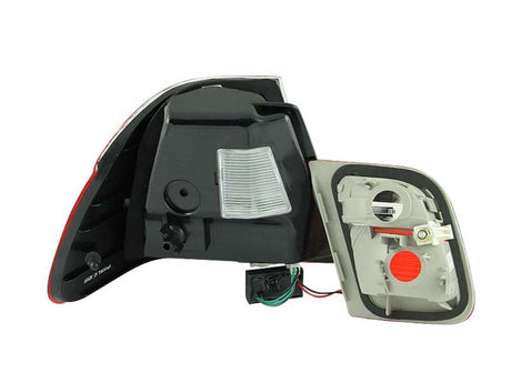 Feux arrière à LED ANZO 1999-2001 BMW Série 3 E46 Rouge/Clair 4 pièces