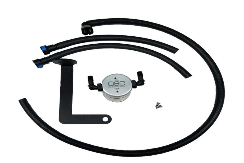 Séparateur d'huile côté passager J&amp;L 10-15 Chevrolet Camaro LS3 6.2L 3.0 - Anodisé transparent