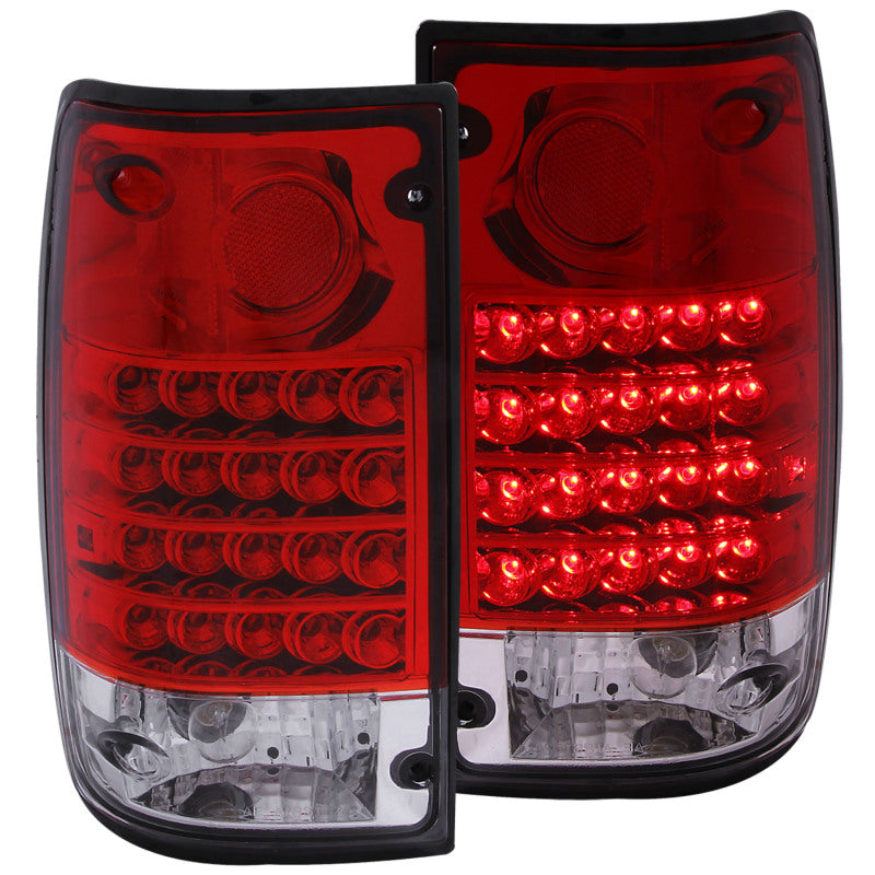 Feux arrière à LED ANZO 1989-1995 Toyota Pickup Rouge/Clair