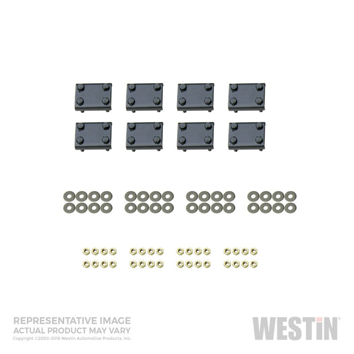 Kit de montage de marchepied Nerf ovale Westin Premier pour Ford F-250/350/450/550HD Reg/Supr Cab/Crew 99-16 - Noir