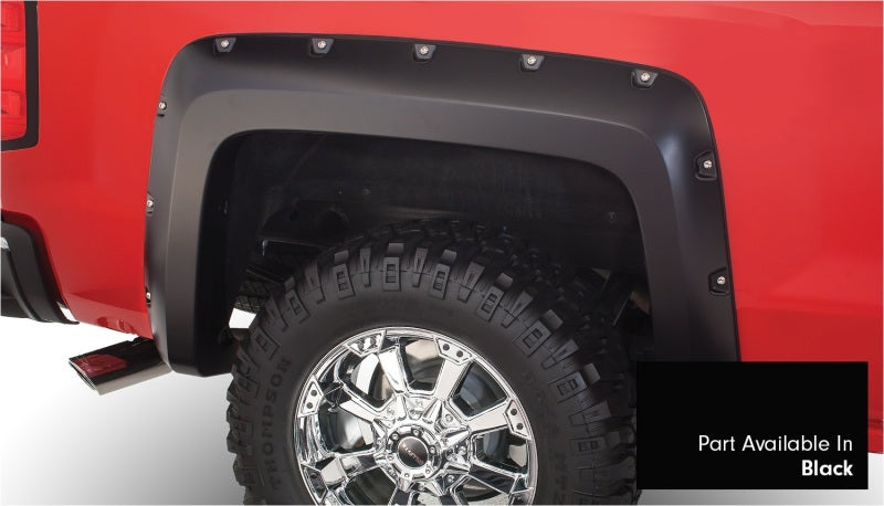 Élargisseurs de caisse de style poche Bushwacker 16-18 Chevy Silverado 1500 Fleetside 4 pièces 78,8/97,8 po - Noir