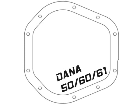 Couvercle de différentiel avant aFe Pro Series Dana 60 noir avec ailettes usinées pour camions Ford 17-20 (Dana 60)