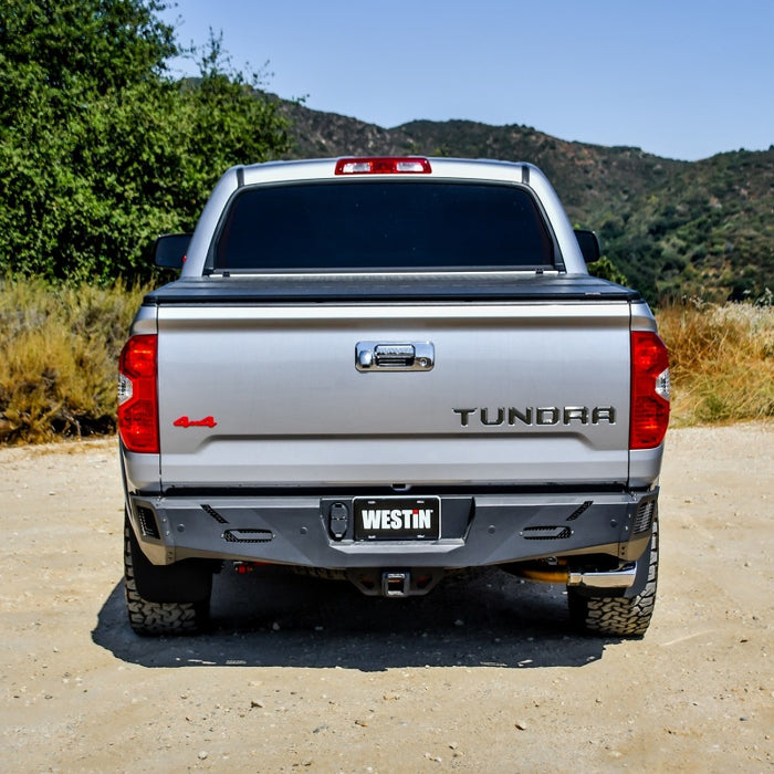 Pare-chocs arrière Westin 14-21 Toyota Tundra (sauf Tundra avec système d'angle mort) Pro-Series - Tex. Blk