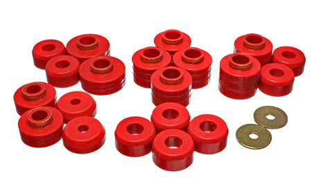 Suspension Energy 83-88 Ford Explorer/Bronco II 2WD / 84-90 Explorer/Bronco II 4WD Kit de montage de carrosserie rouge