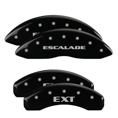 Couvre-étriers MGP 4 gravés avant Escalade gravés arrière EXT finition noire argent ch